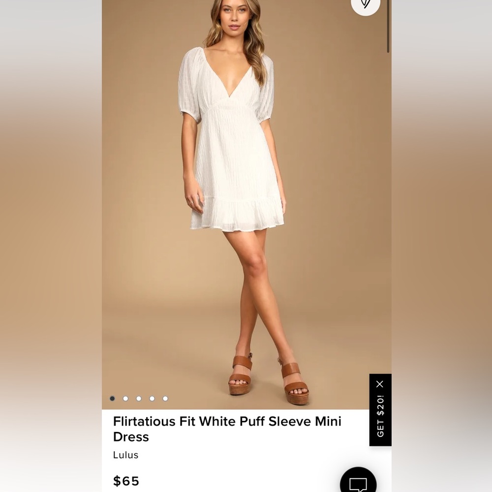 Lulus White Dress